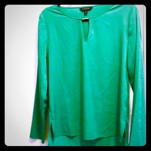 Banana Republic Kelly Green Blouse